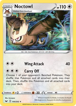 Noctowl 144/202 - Sword & Shield Base