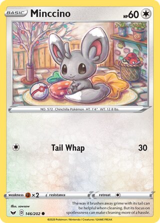 Minccino 146/202 - Sword & Shield Base