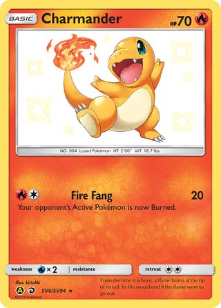 Charmander SV6/SV94 - Hidden Fates