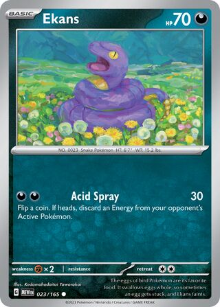 Ekans 023/165 - Scarlet & Violet 151
