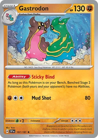 Gastrodon 107/191 - Surging Sparks