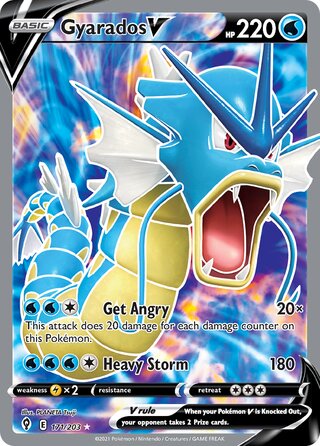 Gyarados V 171/203 - Evolving Skies