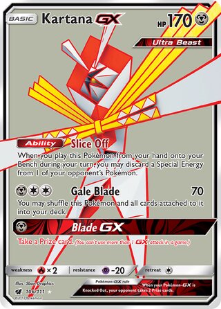 Kartana-GX 106/111 - Crimson Invasion