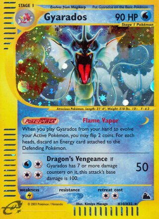 Gyarados H10/H32 - Skyridge