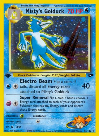 Misty's Golduck 12/132 - Gym Challenge
