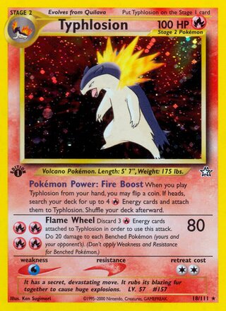 Typhlosion 18/111 - Neo Genesis