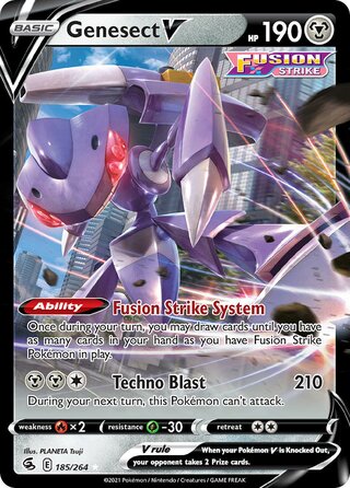 Genesect V 185/264 - Fusion Strike