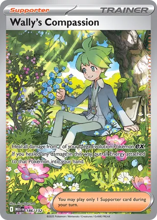 Wally's Compassion 186/132 - Mega Evolution Base