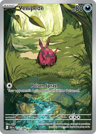 Venipede 132/086 - Black Bolt