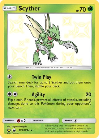 Scyther SV1/SV94 - Hidden Fates