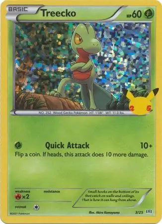 Treecko Holo 3 - Mcdonald's 25th Anniversary