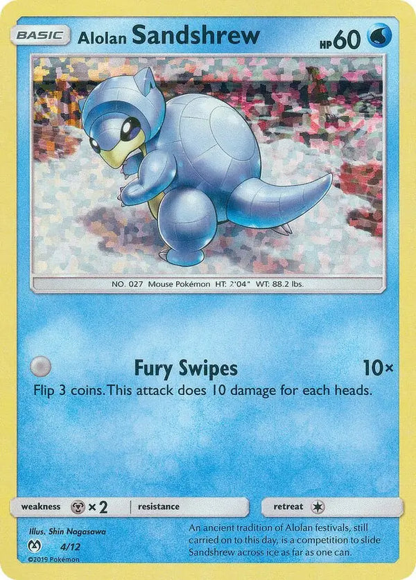 Alolan Sandshrew 4 - McDonald's Promos 2019