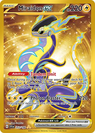 Miraidon ex 253/198 - Scarlet & Violet Base