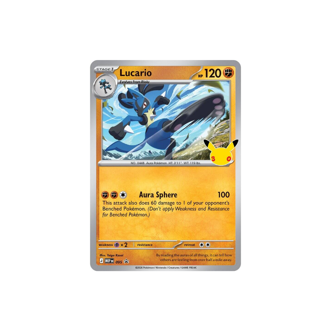 Pokemon 30th Celebration Tech Sticker Collection Lucario