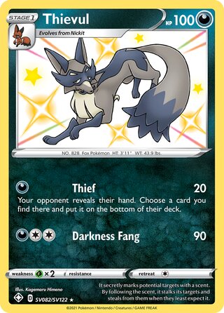 Thievul SV082/SV122 - Shining Fates