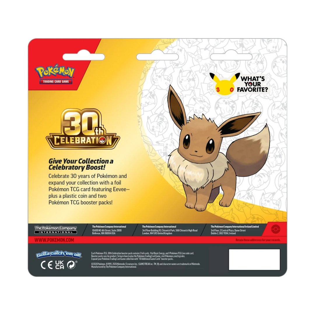 Pokemon 30th Celebration 2-Pack Blister
