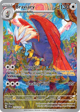 Braviary 214/191 - Surging Sparks