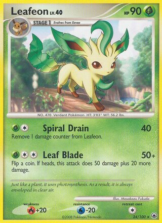 Leafeon 24/100 - Majestic Dawn