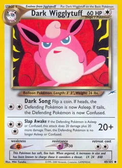 Dark Wigglytuff 40/105 - Neo Destiny