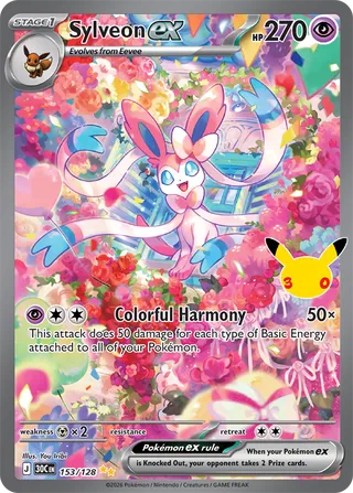Sylveon ex 153/128 - 30th Celebration