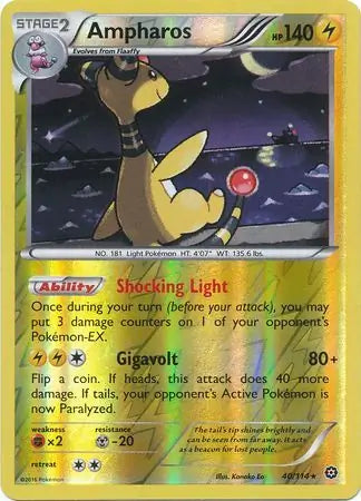 Ampharos 40/114 - Steam Siege