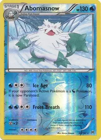 Abomasnow 40/162 - BREAKthrough