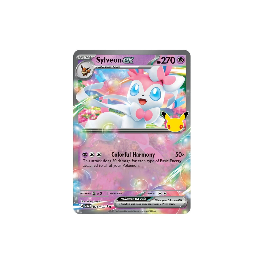 Pokemon 30th Celebration Sylveon ex Box