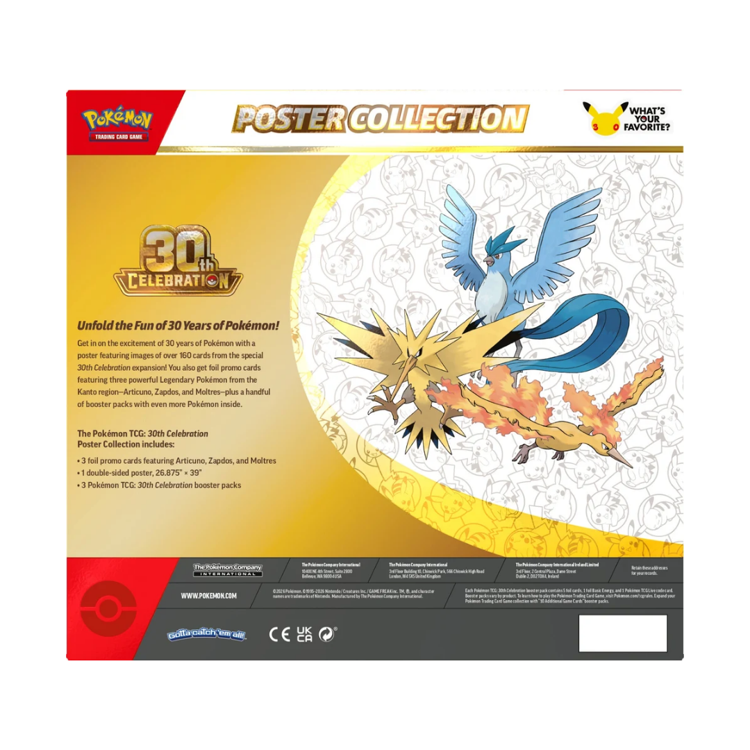 Pokemon 30th Celebration Poster Collection