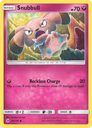 Snubbull 90/149 - Sun & Moon Base