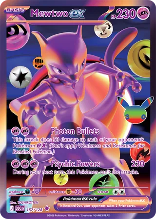 Mewtwo ex 157/128 - 30th Celebration