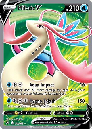 Milotic V 179/192 - Rebel Clash