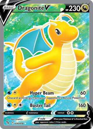Dragonite V 076/078 - Pokémon GO