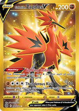 Galarian Zapdos V 182/172 - Brilliant Stars