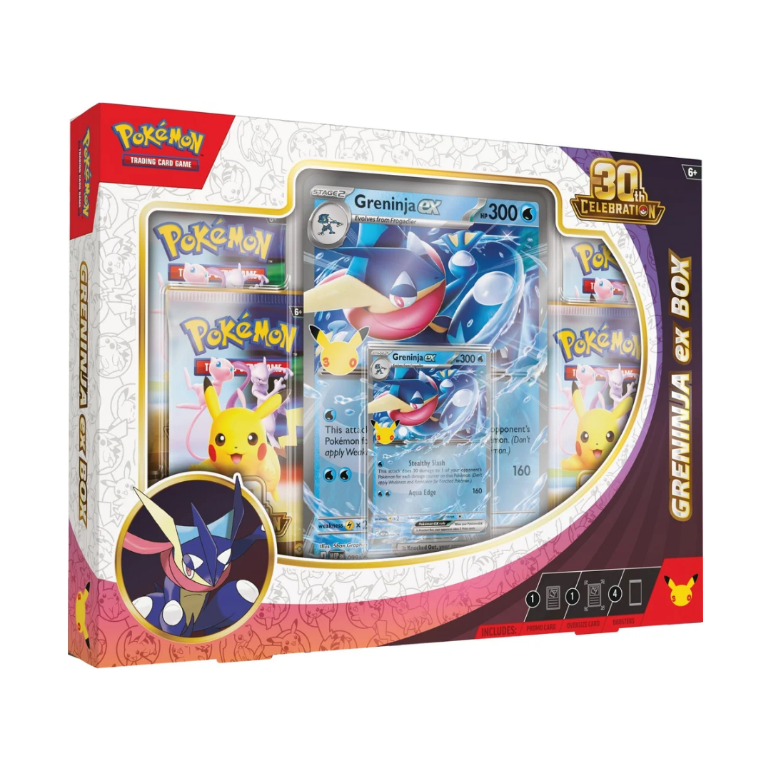 Pokemon 30th Celebration Greninja ex Box