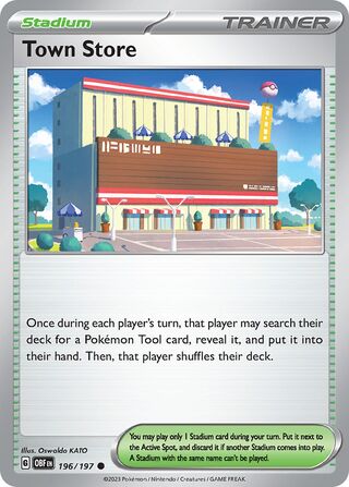 Town Store 196/197 - Obsidian Flames