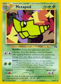Metapod 42/75 - Neo Discovery