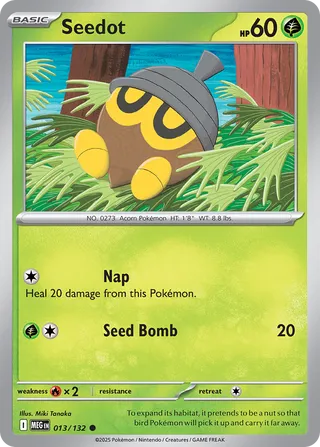 Seedot 013/132 - Mega Evolution Base