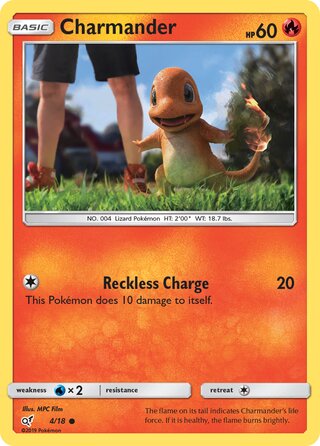 Charmander 4/18 - Detective Pikachu