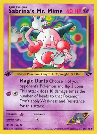 Sabrina's Mr. Mime 59/132 - Gym Heroes