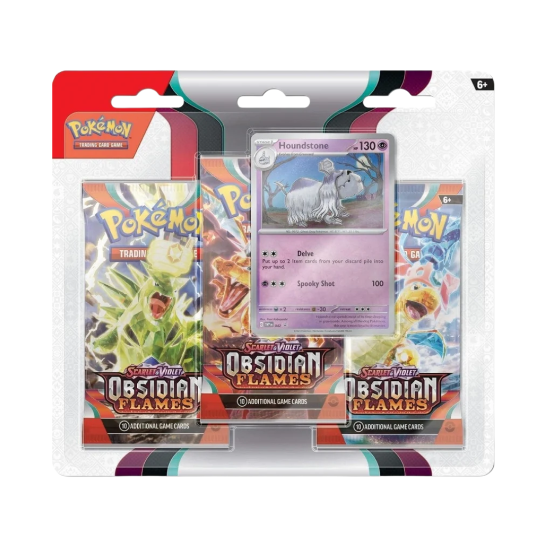 Obsidian Flames 3pk Blister Houndstone