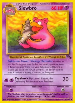 Slowbro 43/62 - Fossil