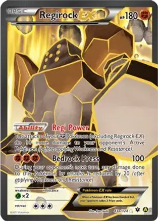 Regirock EX 43a - Alternate Art Promos