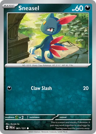 Sneasel 061/131 - Prismatic Evolutions