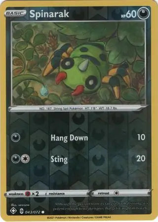 Spinarak 043/072 - Shining Fates