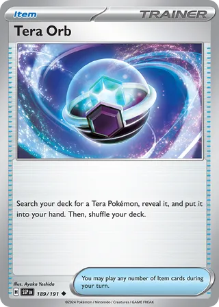 Tera Orb 189/191 - Surging Sparks