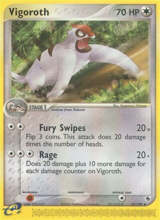 Vigoroth 47/109 - Ruby & Sapphire