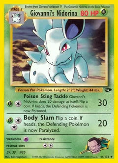 Giovanni's Nidorina 44/132 - Gym Challenge