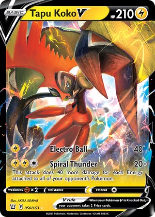 Tapu Koko V 050/163 - Battle Styles