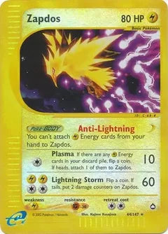 Zapdos 44/147 - Aquapolis
