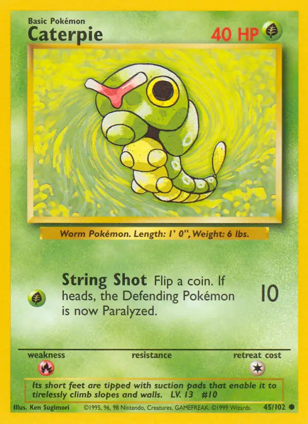 Caterpie 45/102 - Base Set